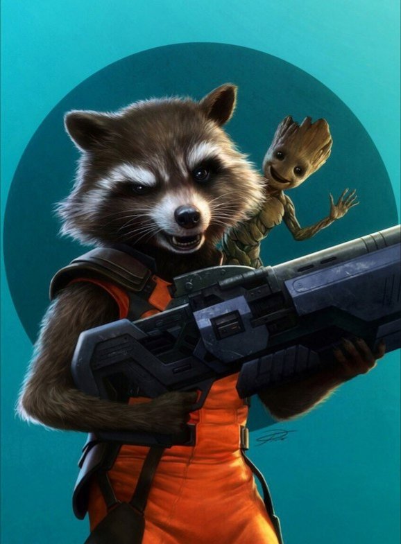 Ракета и Грут - оригинал