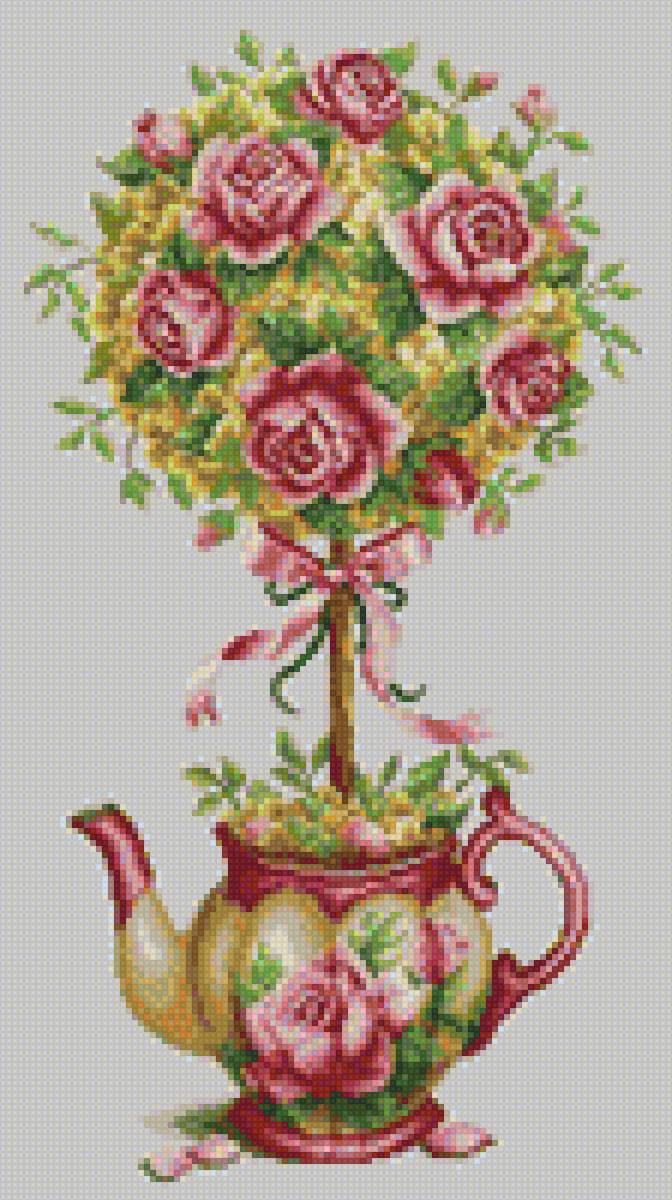 дерево счастья - цветы - предпросмотр