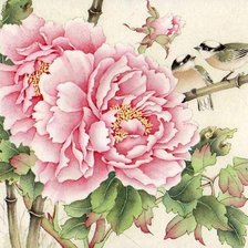 Схема вышивки «Цветы.»