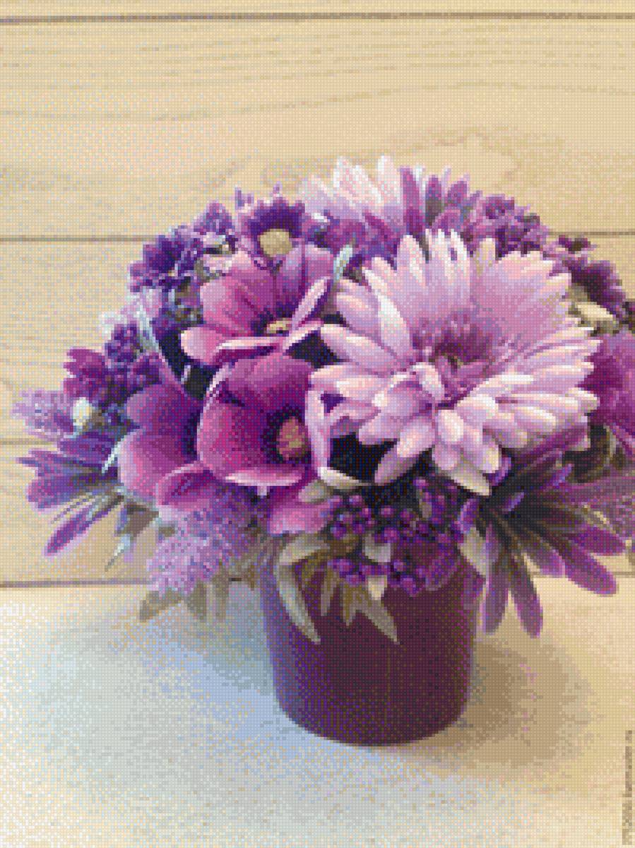 Цветы в коробке - предпросмотр