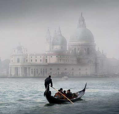 Туманная Венеция - пейзаж - оригинал