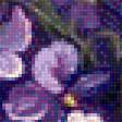 Предпросмотр схемы вышивки «Чудесные фиалки» (№1860685)
