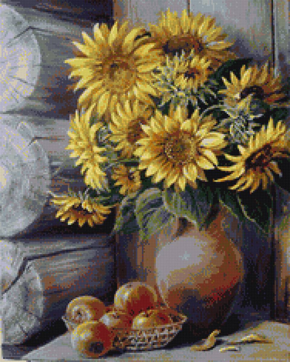 подсолнухи - цветы - предпросмотр