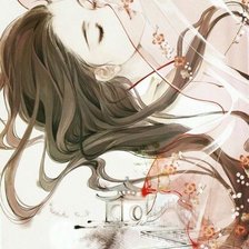 Схема вышивки «Девушка»