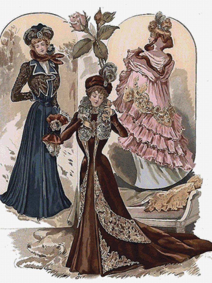 викторианская мода - предпросмотр