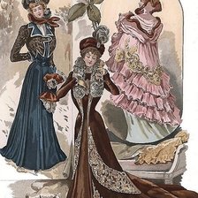 Оригинал схемы вышивки «викторианская мода» (№1862034)