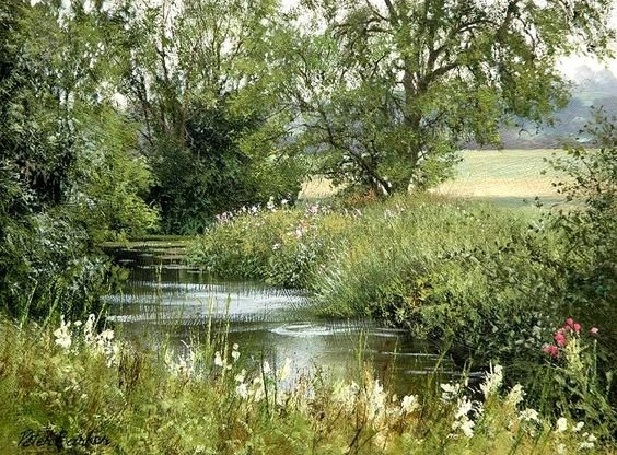 ЛЕТНИЙ ПЕЙЗАЖ - пейзаж - оригинал