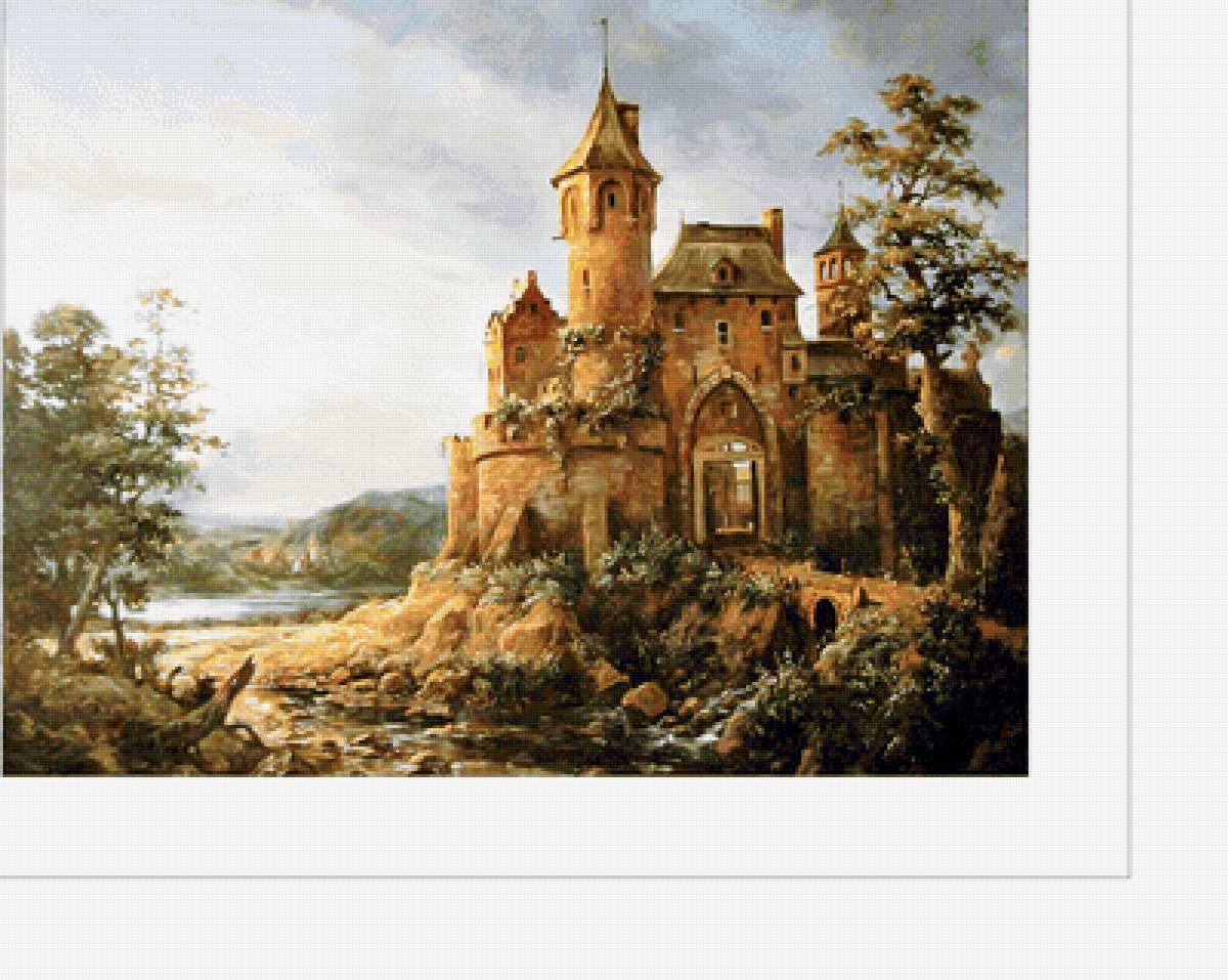Произведения старый замок. Старый замок Мусоргский Гартман. Старый замок Гартман картина Мусоргский.
