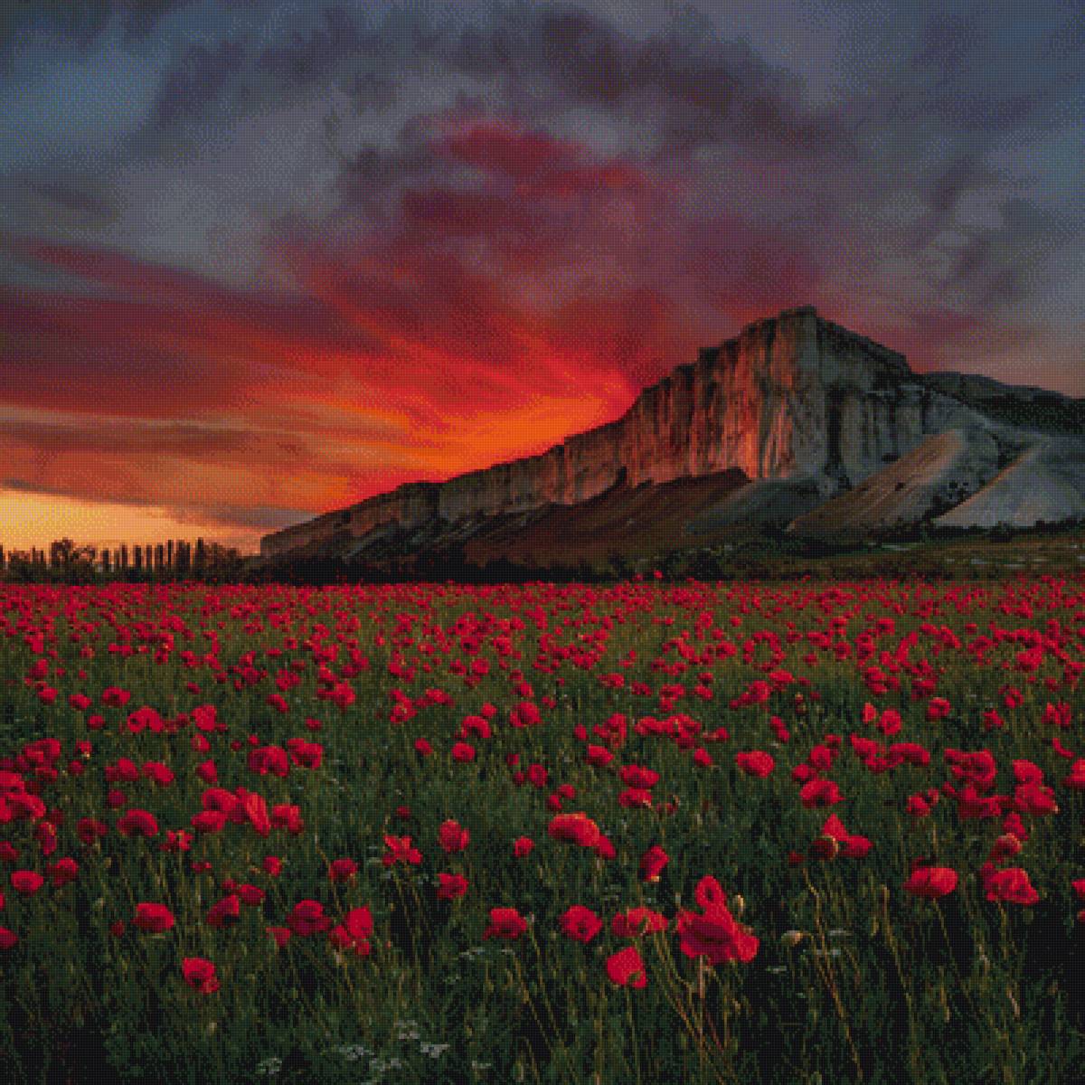 Белая скала (Ак-Кая). Серия "Достопримечательности Крыма" - крым - предпросмотр
