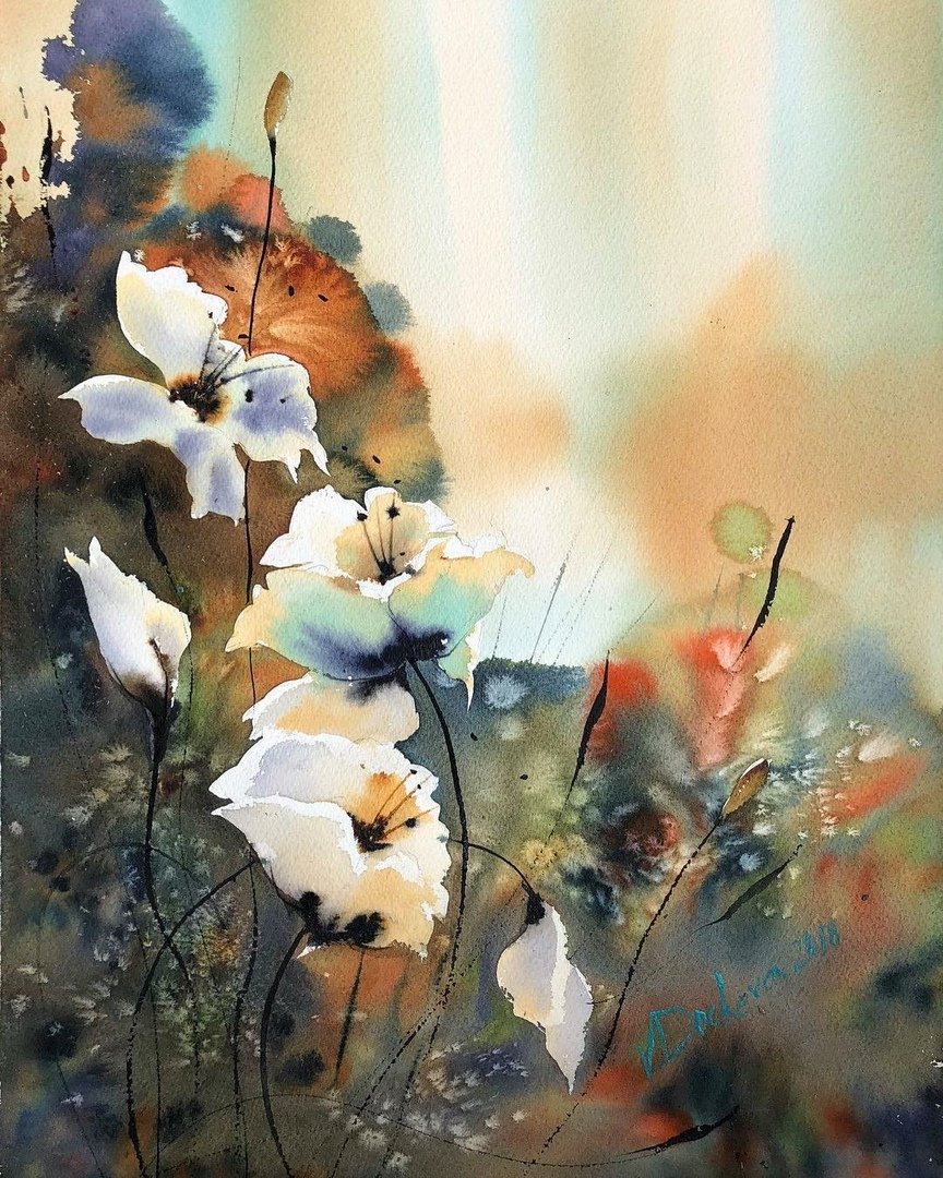 Акварель - рисунок - оригинал