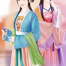 Схема вышивки «Девушки»