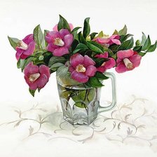 Схема вышивки «Фуджико хашимото»