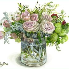 Схема вышивки «Фуджико букет7»