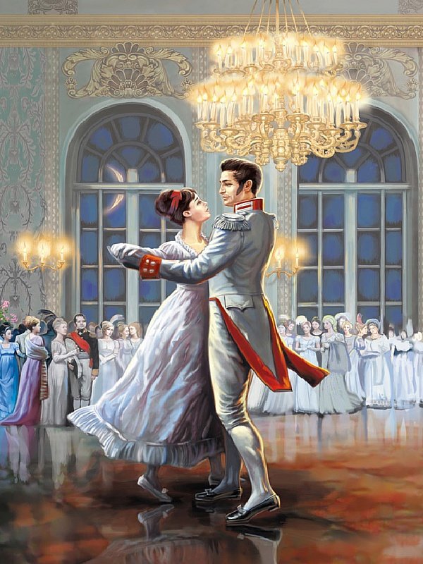 вальс - иллюстрация - оригинал