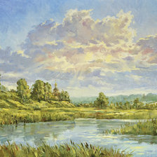 Схема вышивки «теплый день»