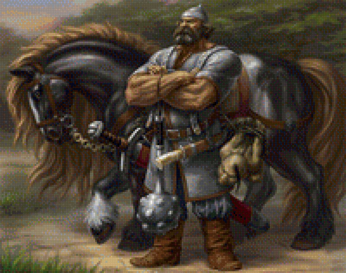 Богатырь - богатырь, конь - предпросмотр