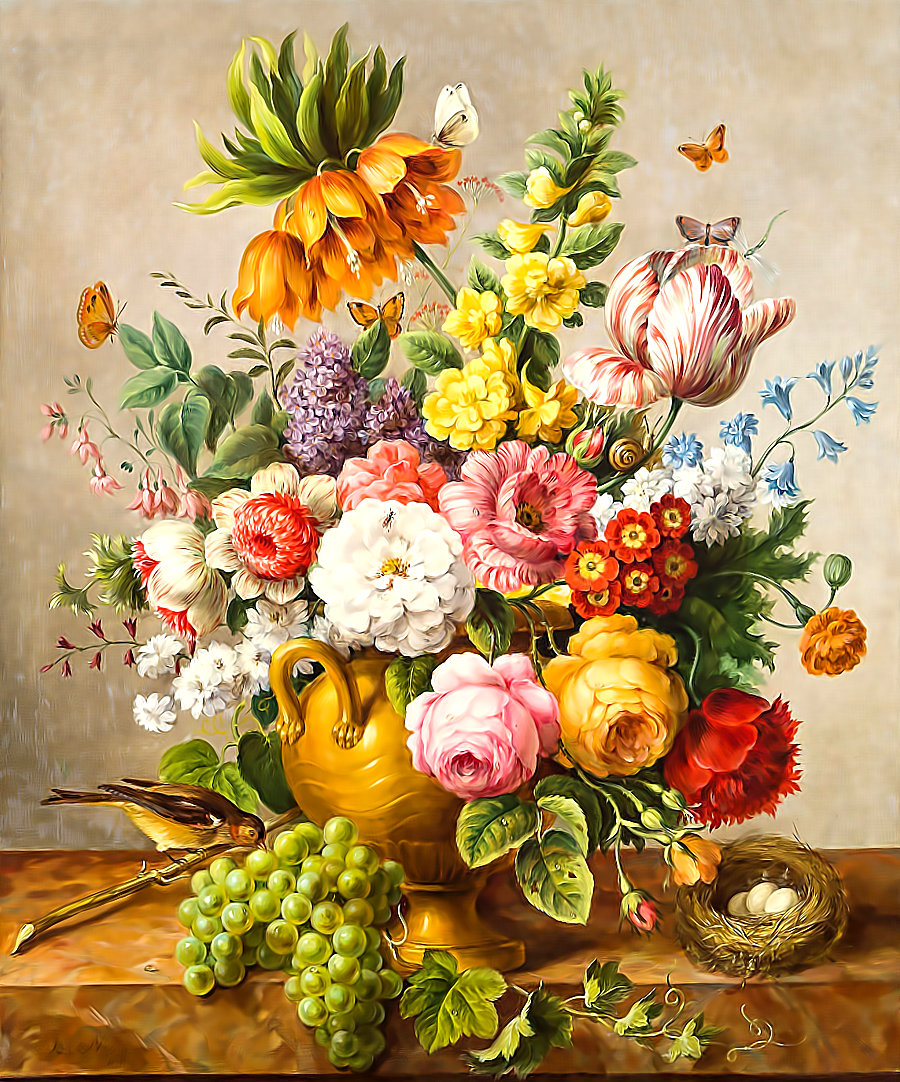 Серия "Букет". - цветы, букет, флора - оригинал