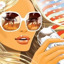 Схема вышивки «Девушка»