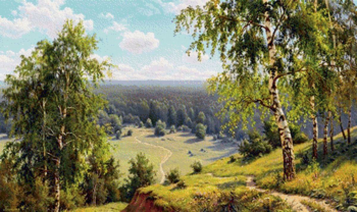 природа пейзаж дом - предпросмотр