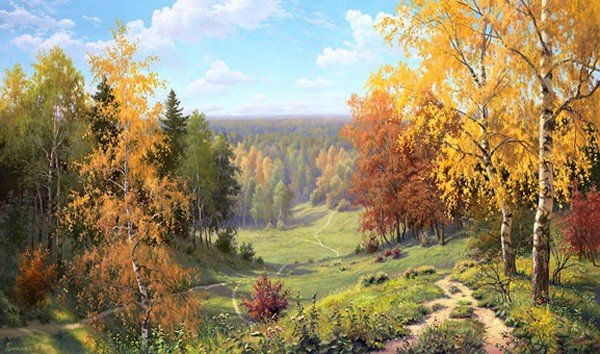 природа пейзаж дом - оригинал