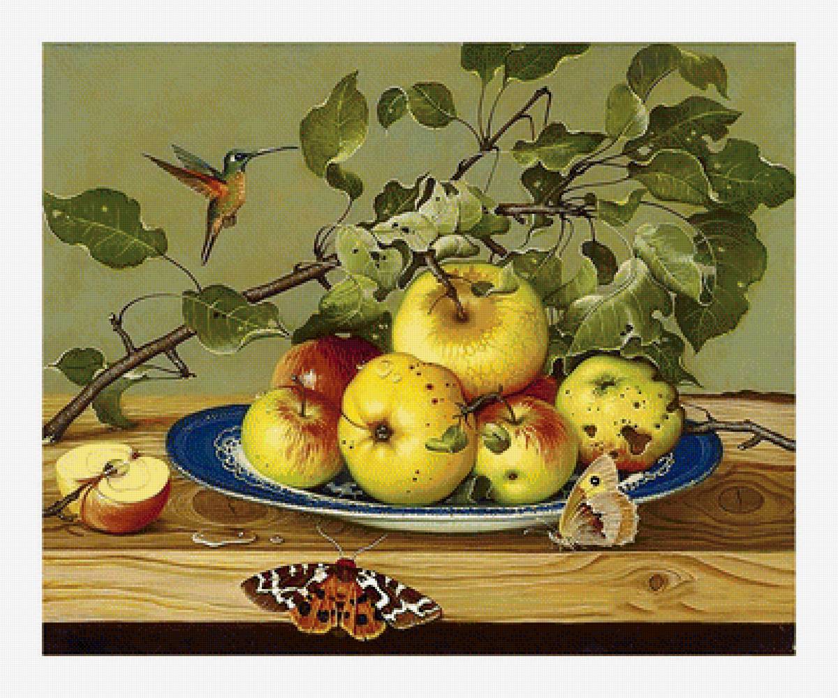 Серия "Натюрморты". - фрукты, натюрморт - предпросмотр