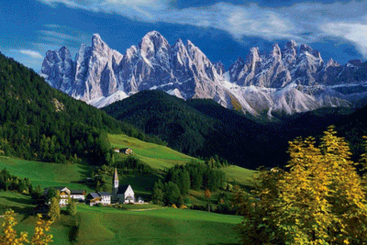 горы, пейзаж - предпросмотр