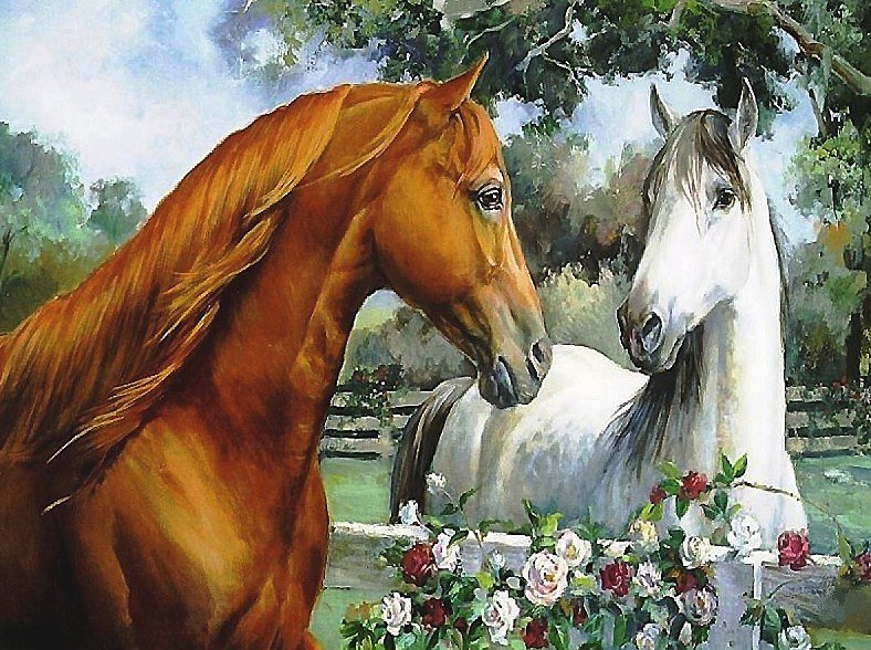 лошади - оригинал