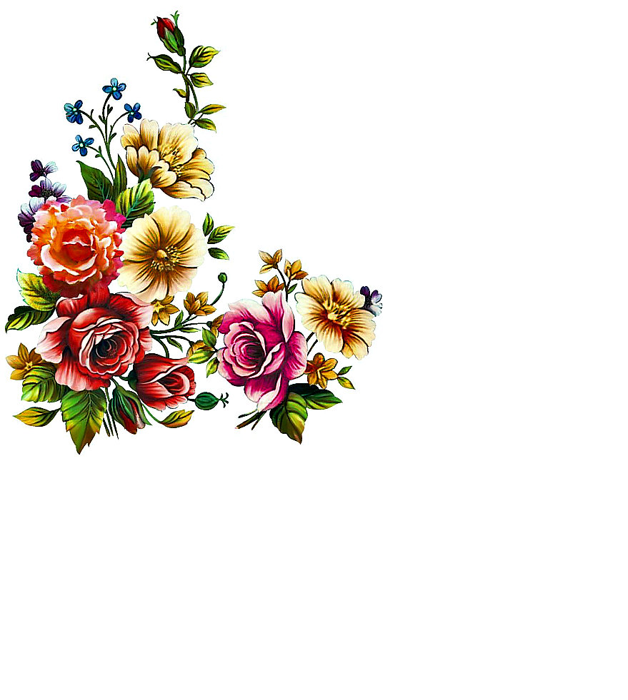 цветочный узор - букеты, цветы - оригинал