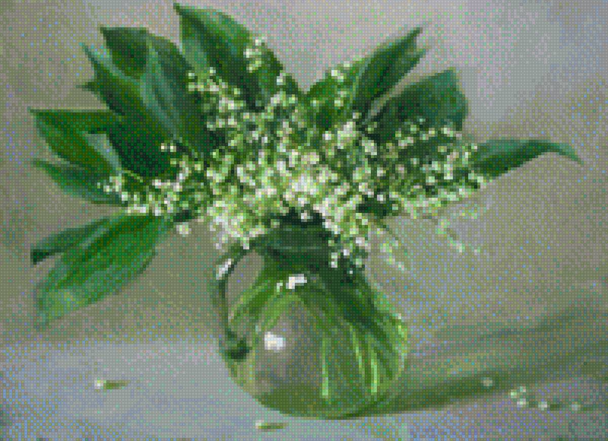 Ландыши в вазе - ландыши, цветы - предпросмотр