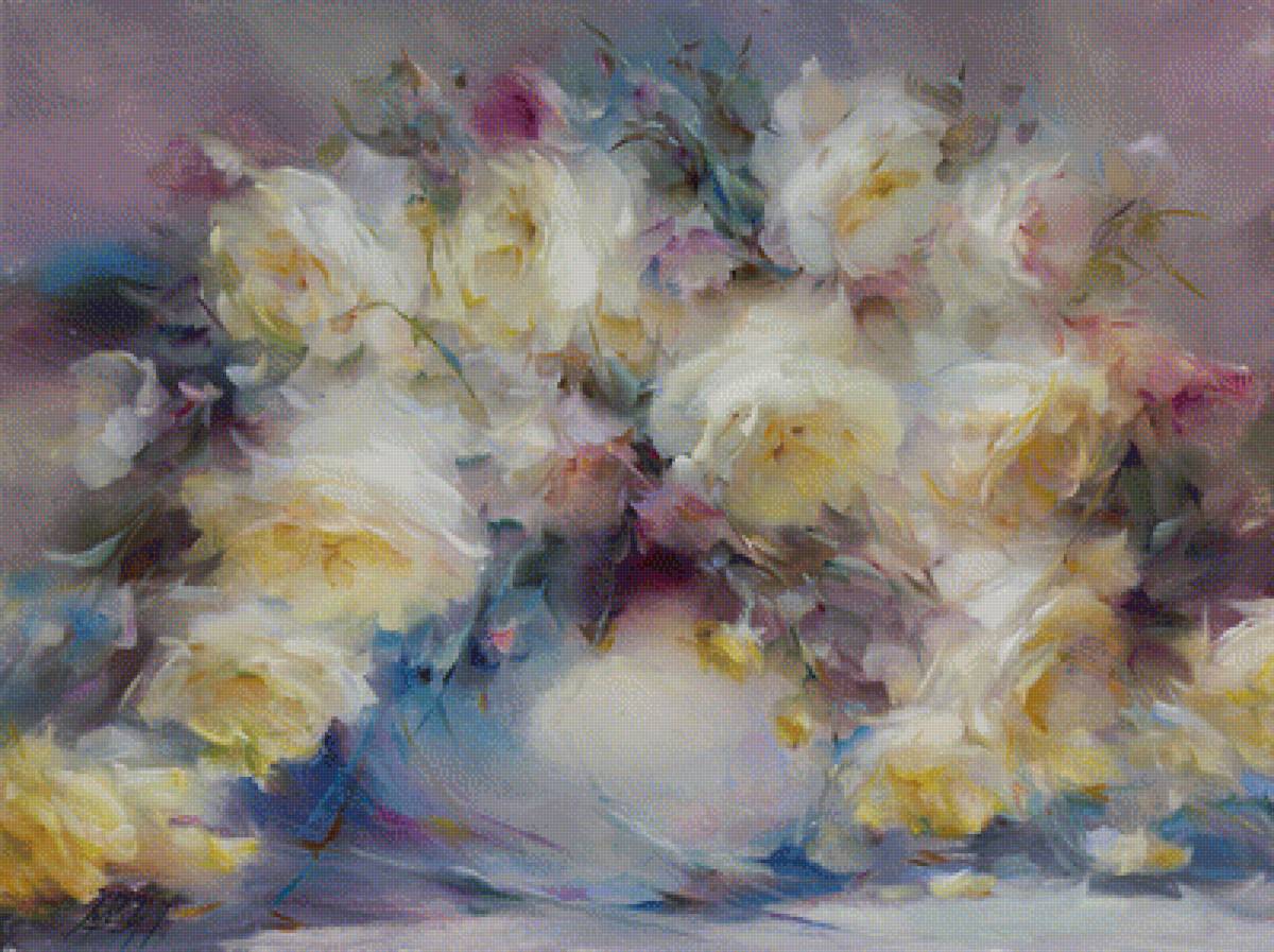 Нежные розы - розы, цветы - предпросмотр