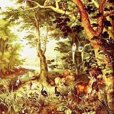 Схема вышивки «брейгель Рай»