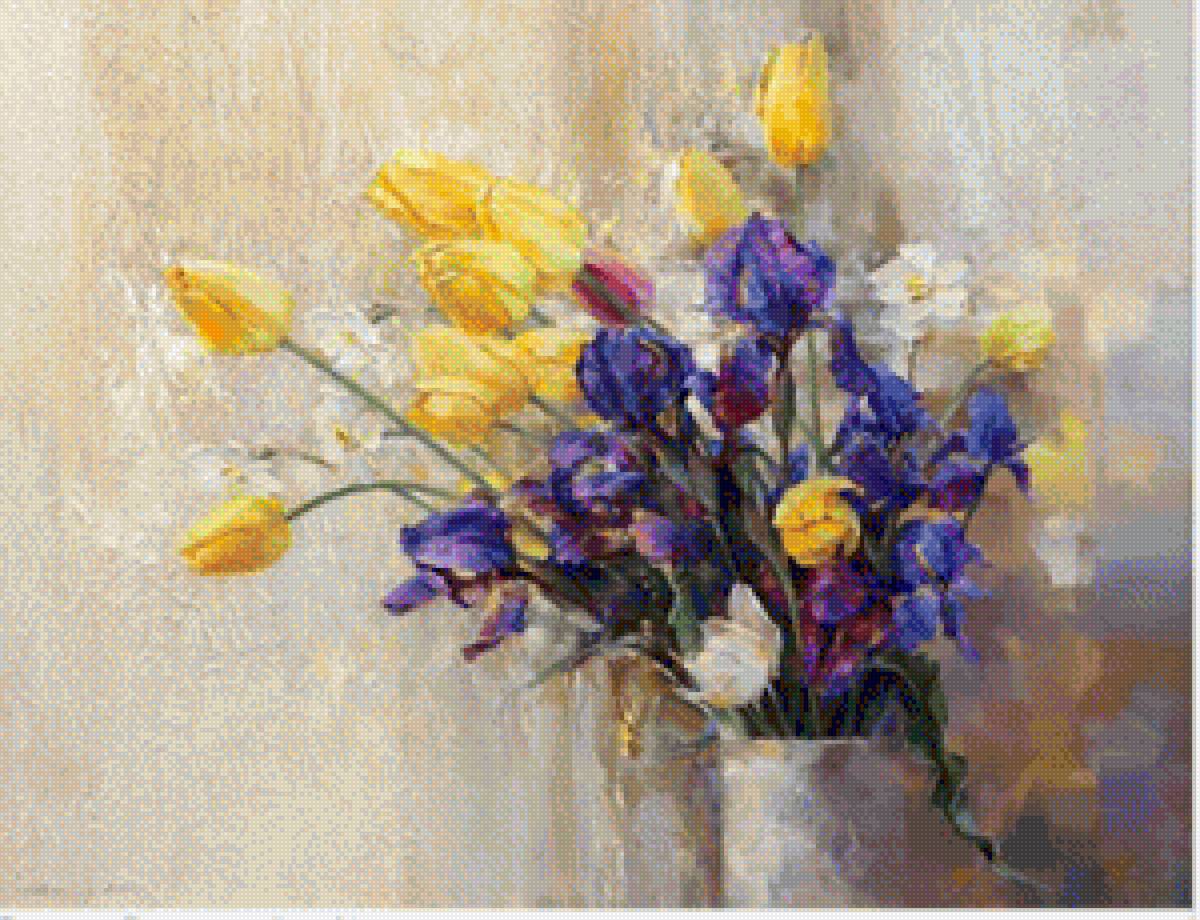 Весенний букет - предпросмотр