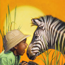 мальчик и зебра