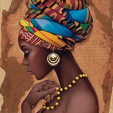 Схема вышивки «негритоска»