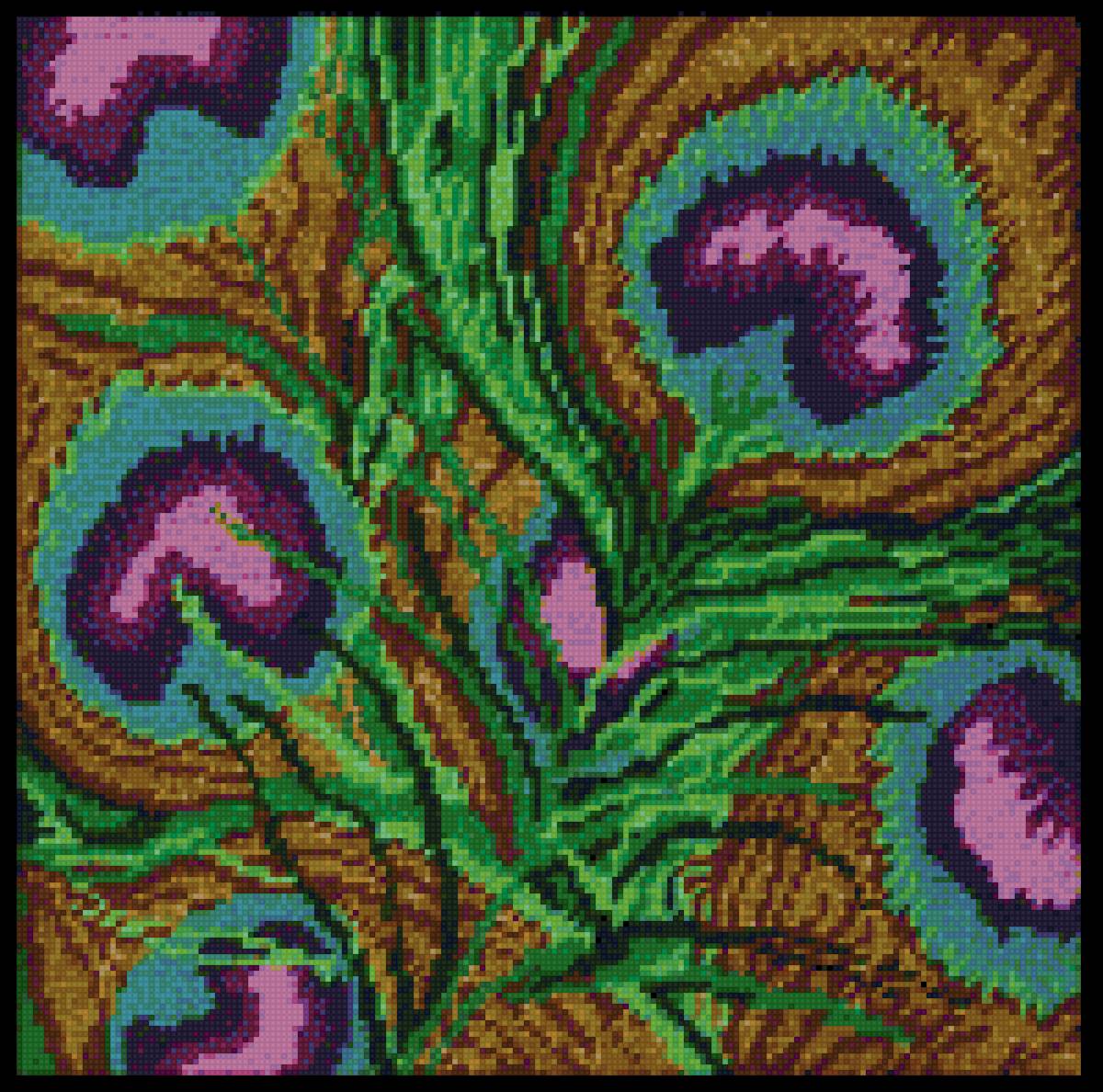 павлиньи перья - предпросмотр