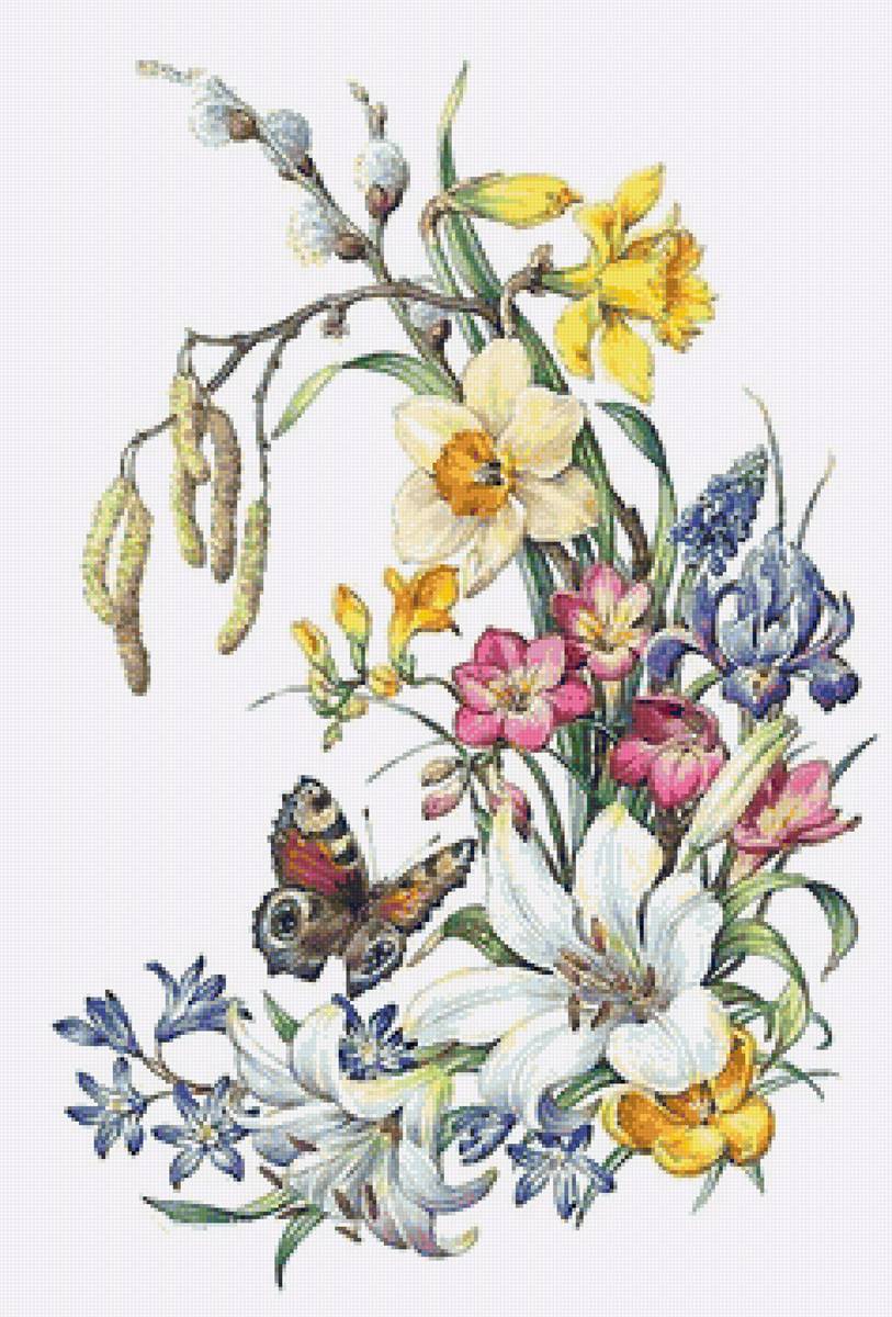 весенний букет - предпросмотр