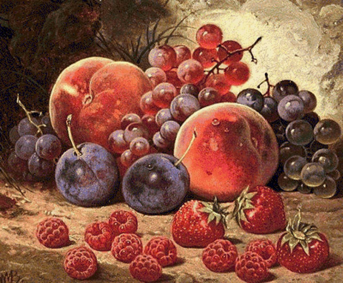 №1872600 - натюрморт, персики - предпросмотр