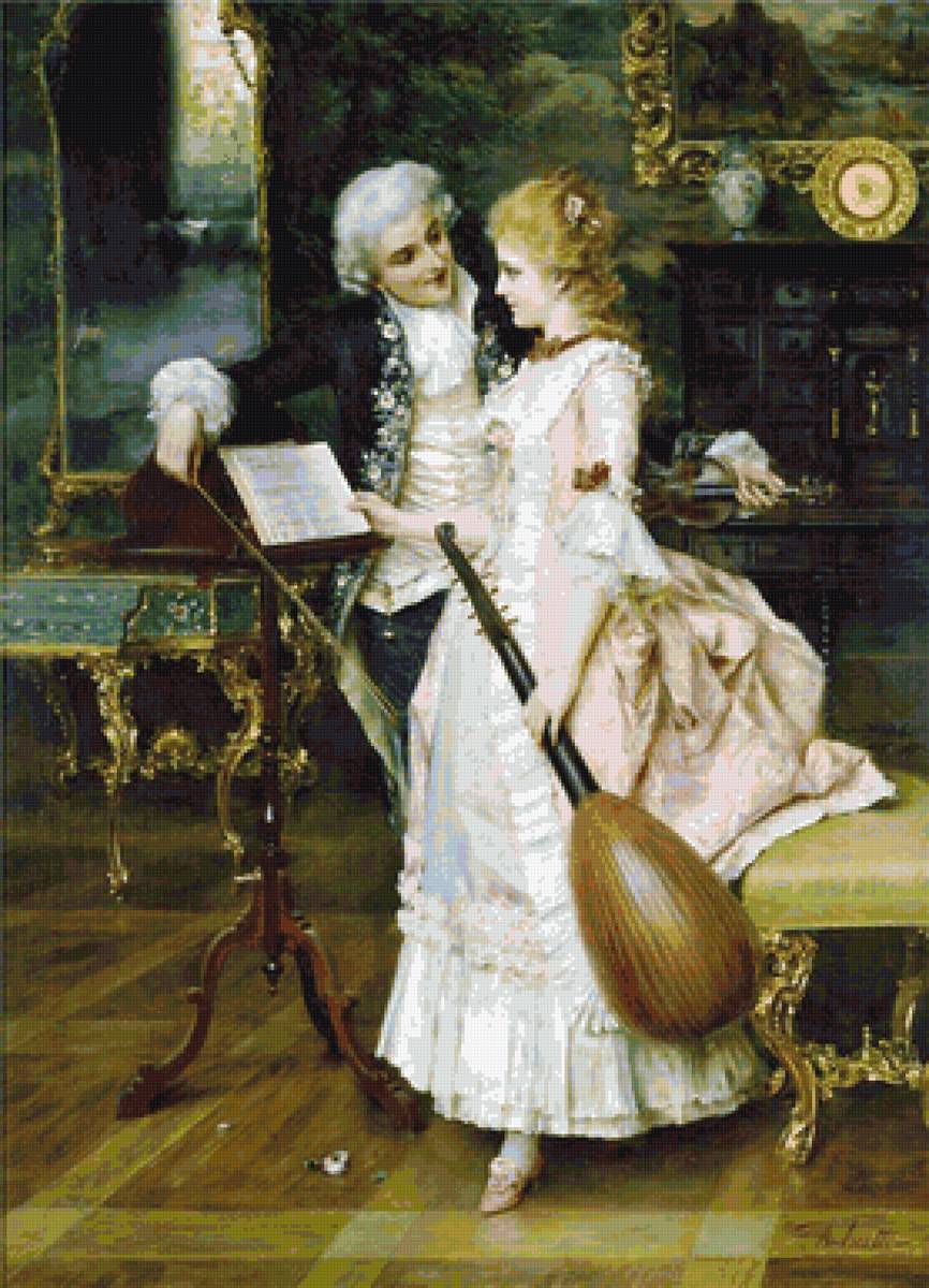 урок музыки - свидание, двое - предпросмотр