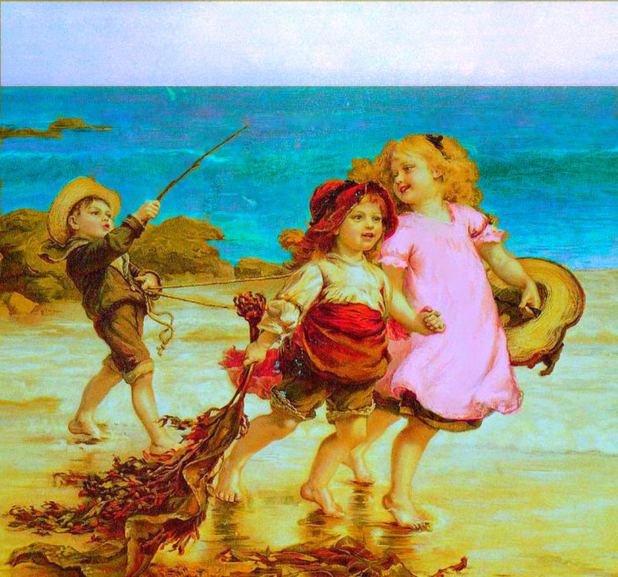 Дети играют - оригинал