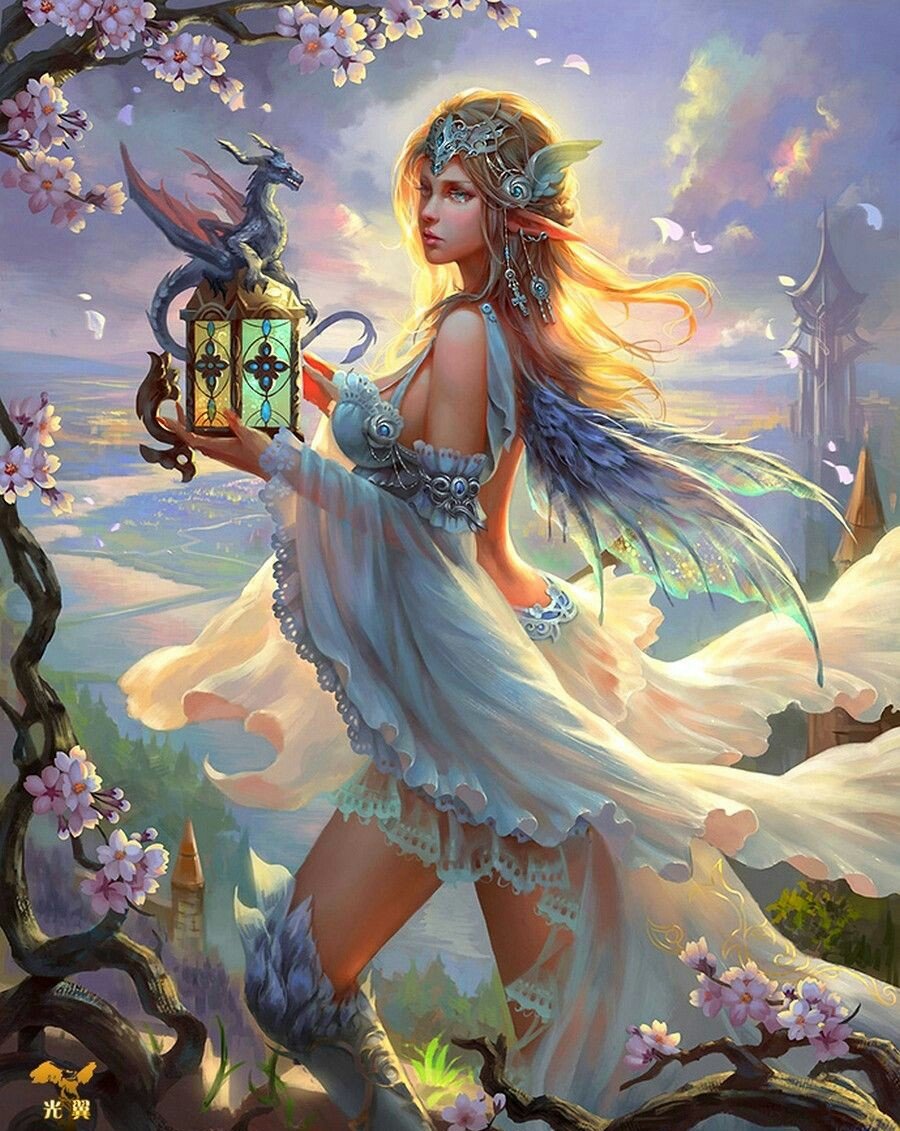 Фея - дракон, фея - оригинал