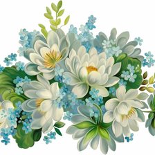 Схема вышивки «Цветы»