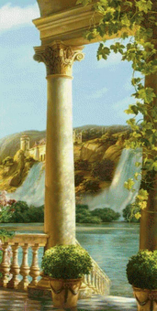 Триптих "Морской пейзаж". Часть 1 - пейзаж, лето, море, природа - предпросмотр