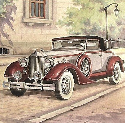 ретро авто - оригинал