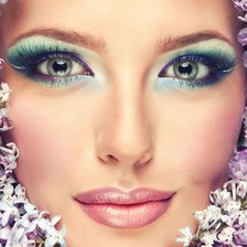 Схема вышивки «Девушка»