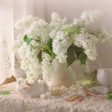 Схема вышивки «Сирень»