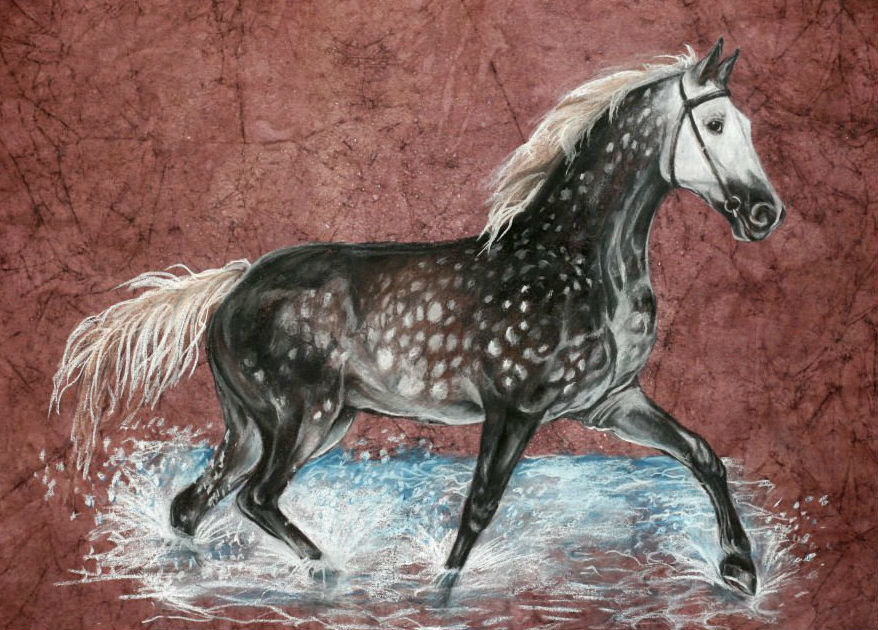 Гнедой - лошади, животные - оригинал