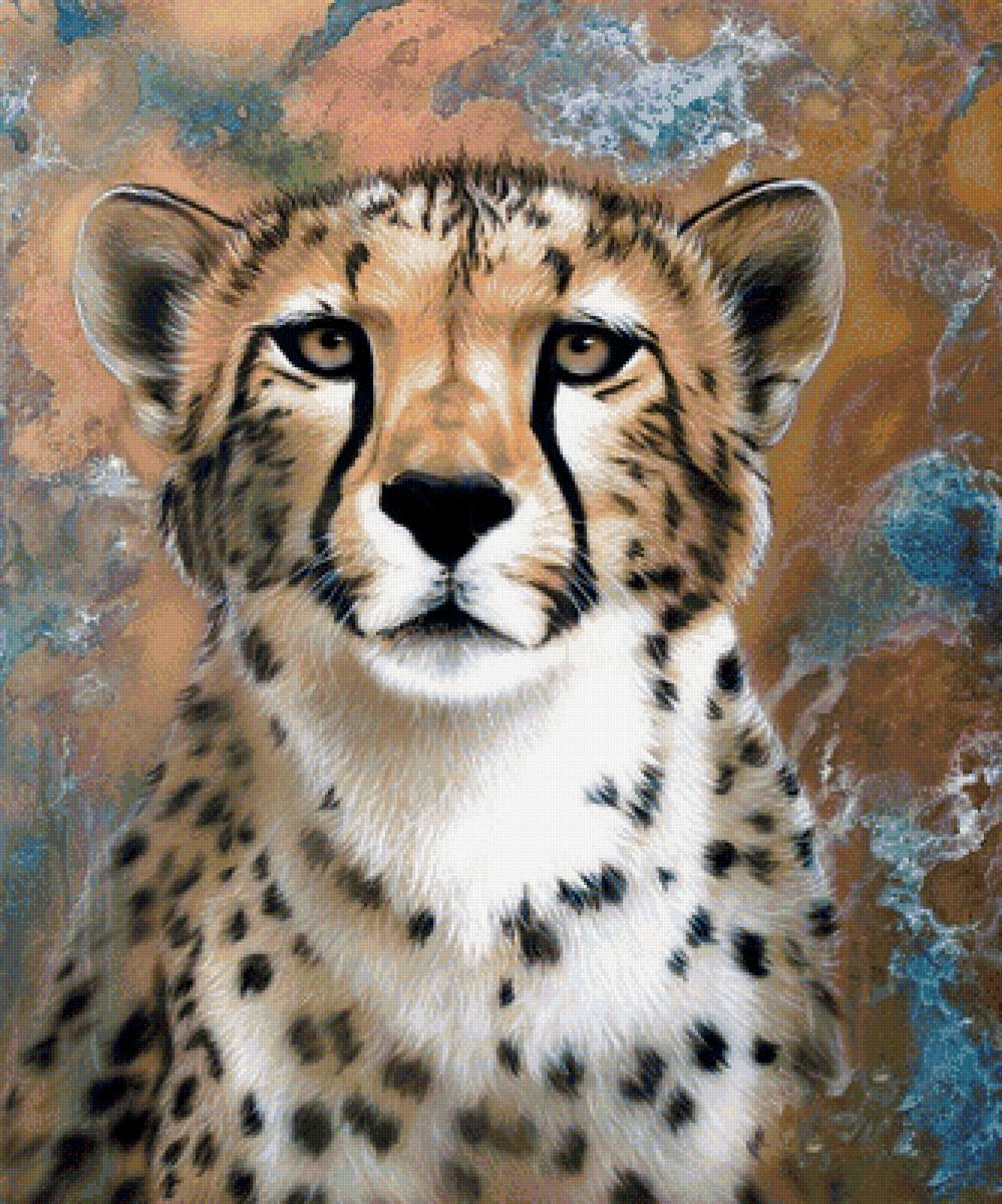 Леопард - леопард, рисунок, животные - предпросмотр