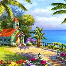 Схема вышивки «У моря (по просьбе 0502584502)»