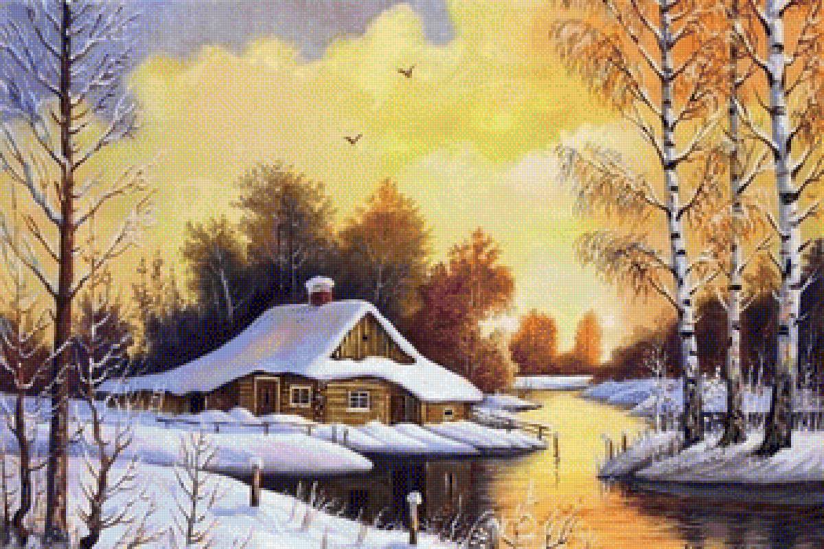 pejzaż zimowy - предпросмотр