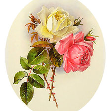 Оригинал схемы вышивки «Серия "Розы".» (№1877901)